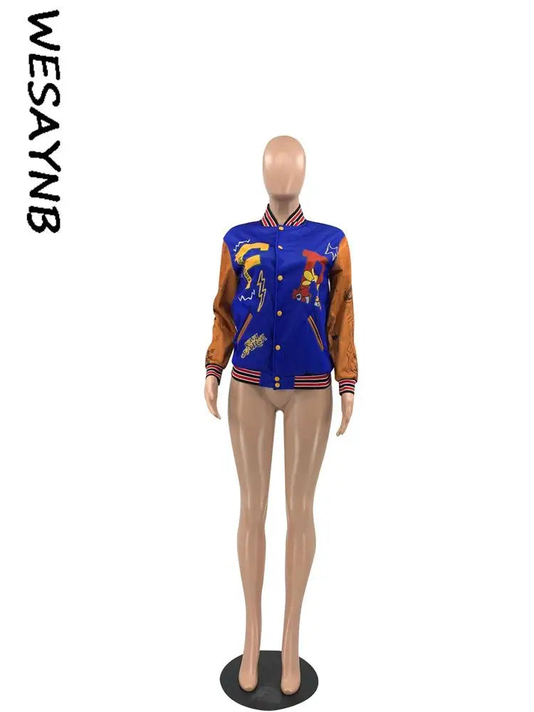 Winter Jackets For Women 2026 Baseball Coats Varsity Jacket Clothes y2k Fall Buttons Long Sleeve Tops Jacket For Women