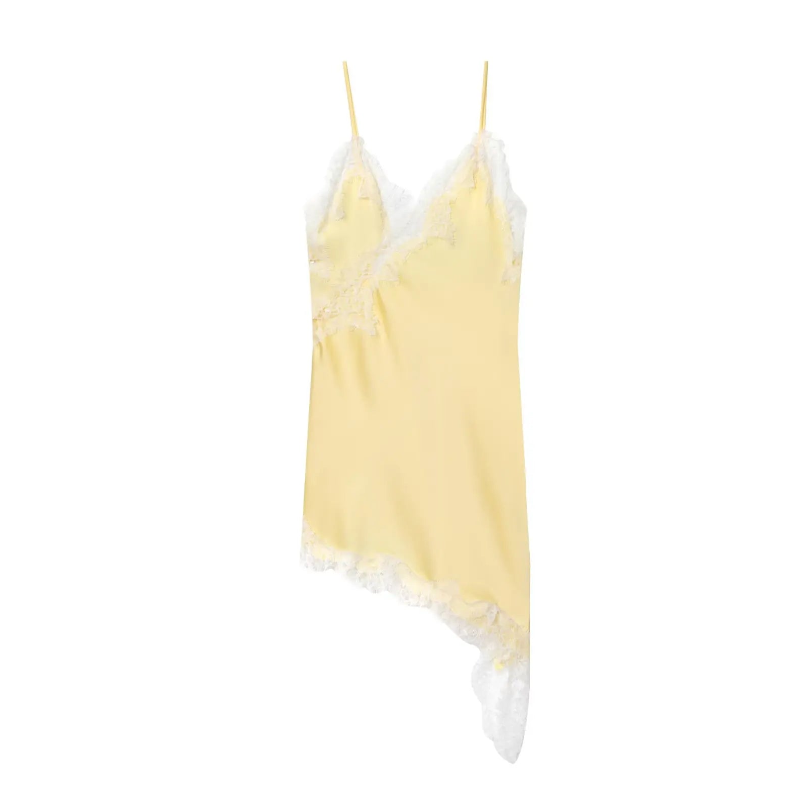 Lace Slip Mini Dress Women Satin Backless Summer Dress Woman Asymmetric Party Women's Dress Sexy Beach Dresses for Women