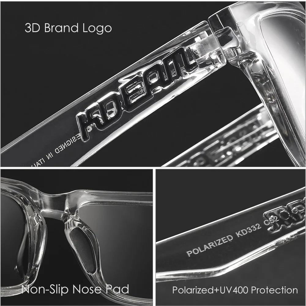 New Arrivals Lifestyle Polarized Sunglasses Square Men's Glasses UV400 Protection With Box