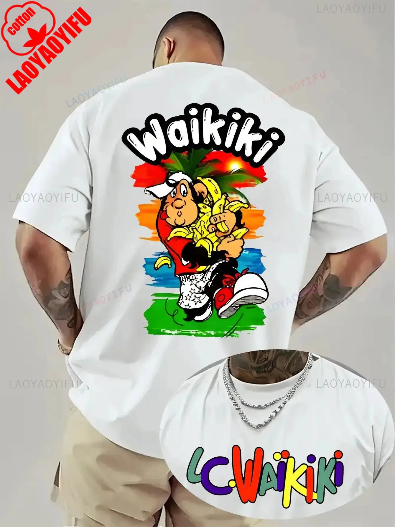 T-shirt Hawaïen Waikiki