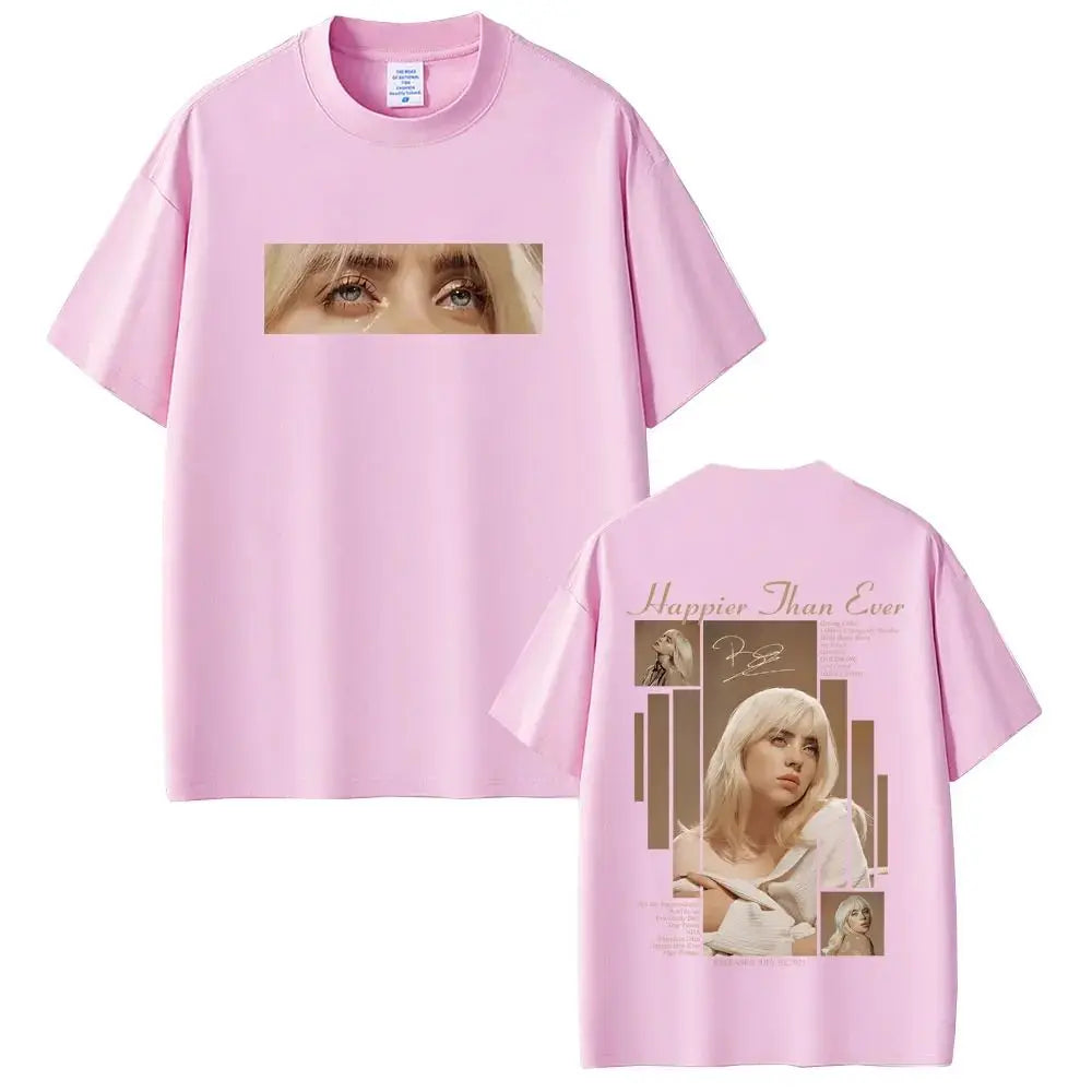 T-shirt kpop Oversized Streetwear – Unisexe, Coupe Ample, Manches Courtes