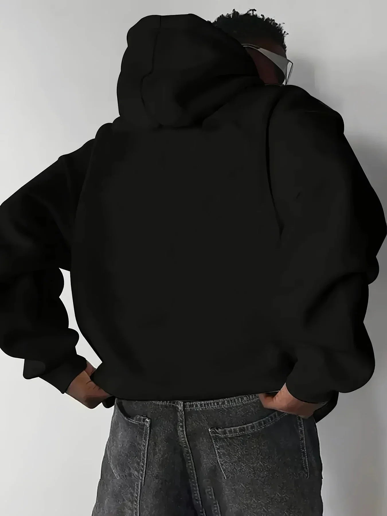 Men's Black Hoodie with Groot Print Guardians of The Galaxy Graphic Pullover 100% Cotton Casual Streetwear for Marvel Fans