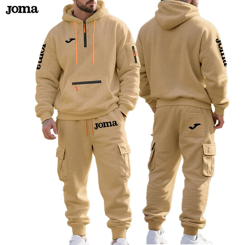 Joma Men's Hoodie – Multi-Pocket Fleece Outdoor & Workwear