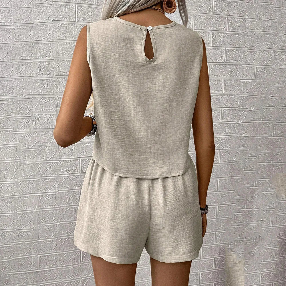 Women's Loose Tank & Shorts Set – Casual Summer