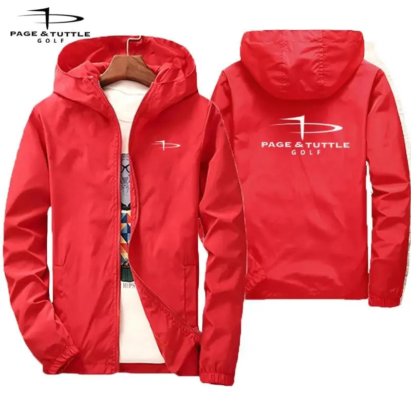 2026 New Fashion Trend Spring And Autumn Slim Fit Zipper Overcoat Windbreaker Men's Hooded Jacket Fallow Men Coat