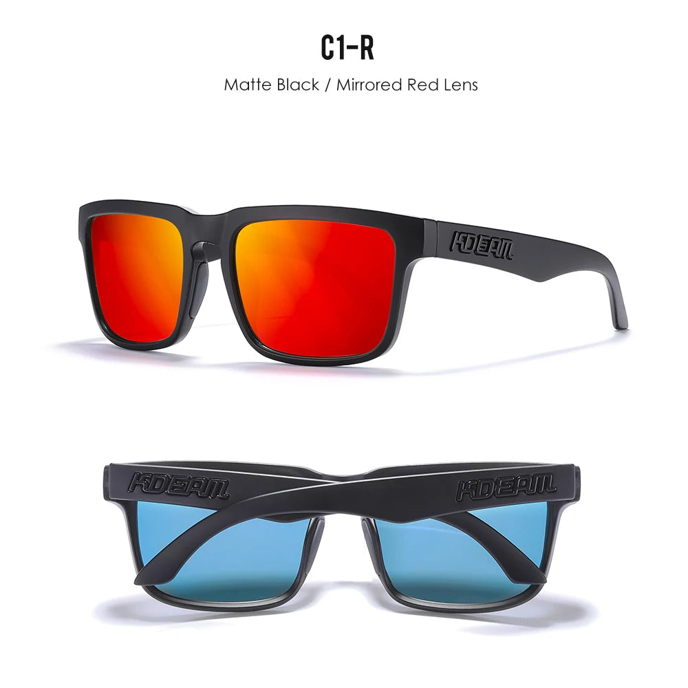 New Arrivals Lifestyle Polarized Sunglasses Square Men's Glasses UV400 Protection With Box