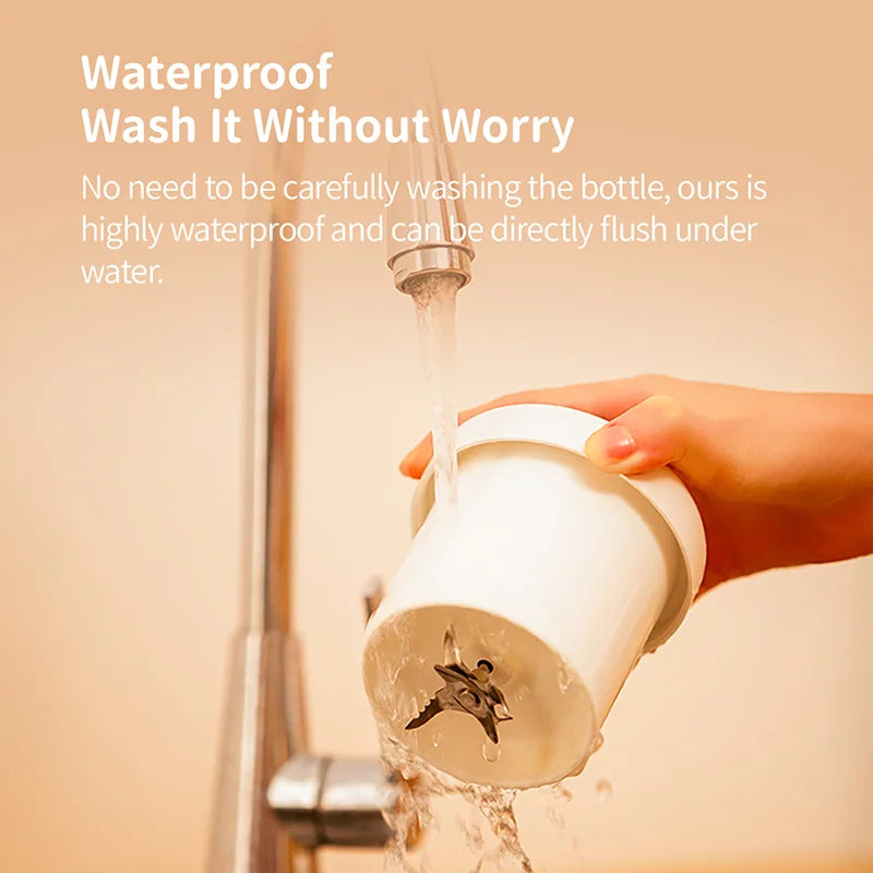 Blender Portable 500ml 2400mAh Sans Fil - Mixeur USB 6 Lames pour Smoothies et Glace