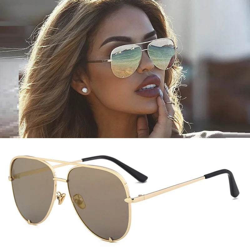 2026 Pilot Aviation Sunglasses Women Shades Retro Classic Gradient Sun Glasses Female Male Luxury Brand Designer Lunette
