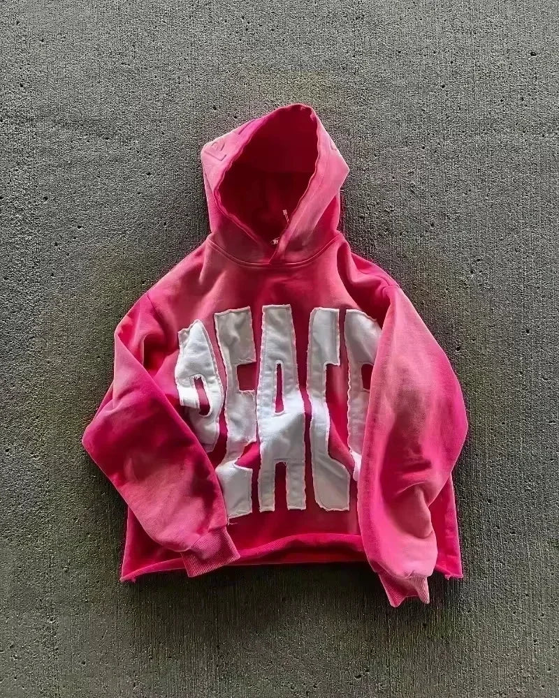 Y2K Street New Fashion Oversized Skull Print Sweater Hoodie Men Harajuku Vintage Hip Hop Popular Casual Sports Hooded Sweater