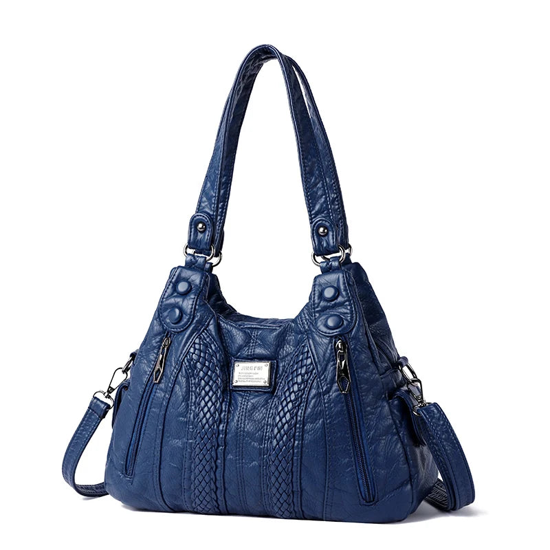 Sac à Main Femme Luxe - Tote Multi-Poches Cuir Synthétique