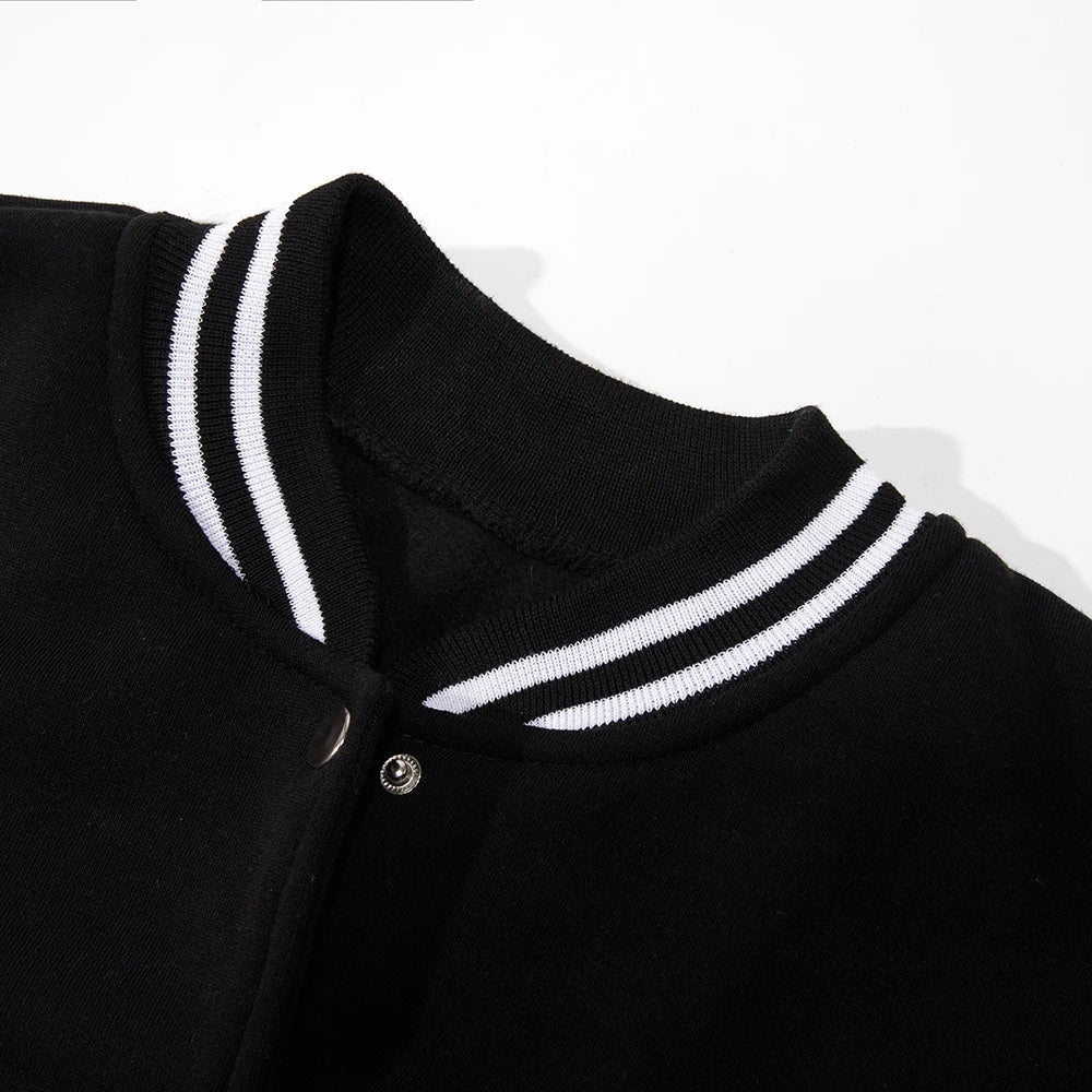 New York Men's Baseball Jacket – Retro Streetwear Style