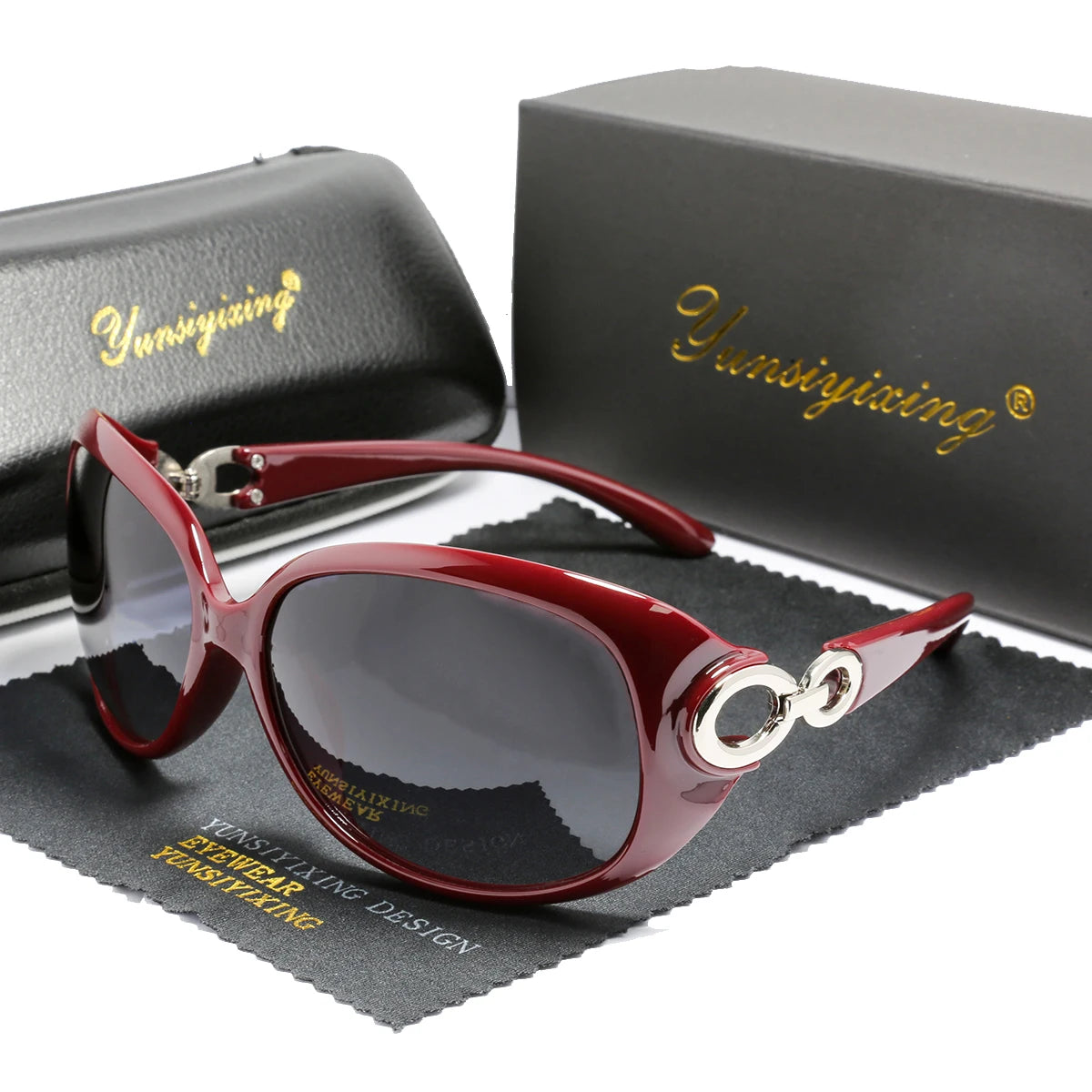 Lunettes de soleil polarisées pour femme – style papillon miroir UV400