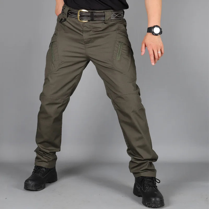 Men's Tactical Cargo Pants – Multi-Pocket Hiking & Combat Plus Size