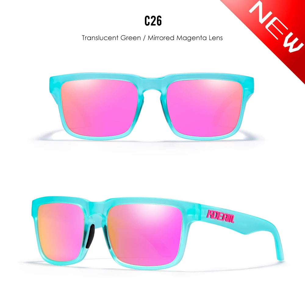 New Arrivals Lifestyle Polarized Sunglasses Square Men's Glasses UV400 Protection With Box