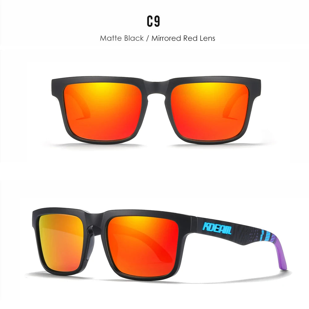 New Arrivals Lifestyle Polarized Sunglasses Square Men's Glasses UV400 Protection With Box