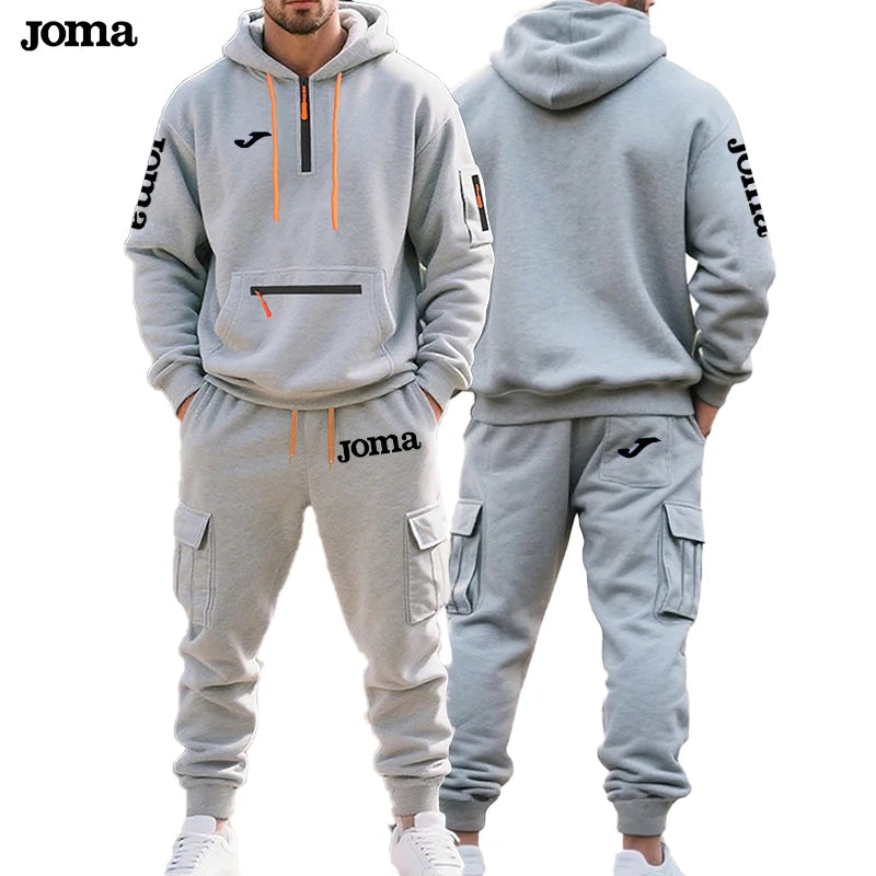 Joma Men's Hoodie – Multi-Pocket Fleece Outdoor & Workwear