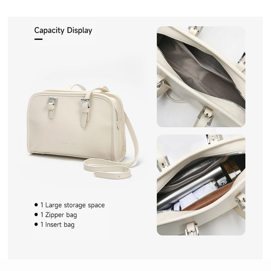 FOXER Soft PU Shoulder Bag for Women 2026 Trendy Fashion Solid Handbag Luxury Design Ladies Underarm Bag Purse