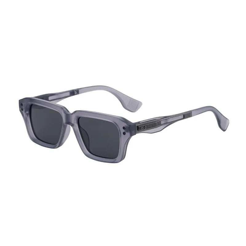Square Rivet Sunglasses — Vintage Unisex UV400