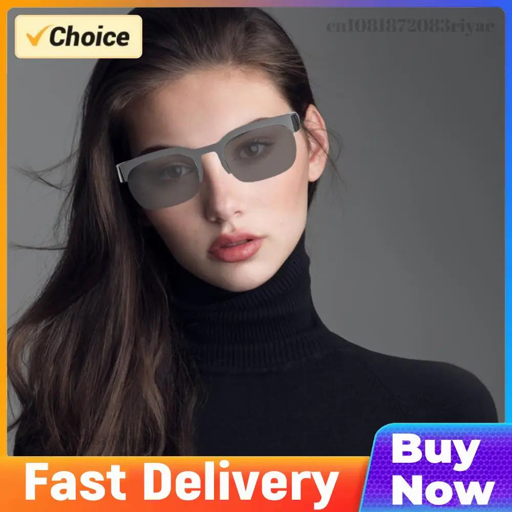 Lunettes de soleil BT avec traducteur IA, mains libres pour la musique et les appels, protection UV, écouteurs de sport d'extérieur pour hommes et femmes
