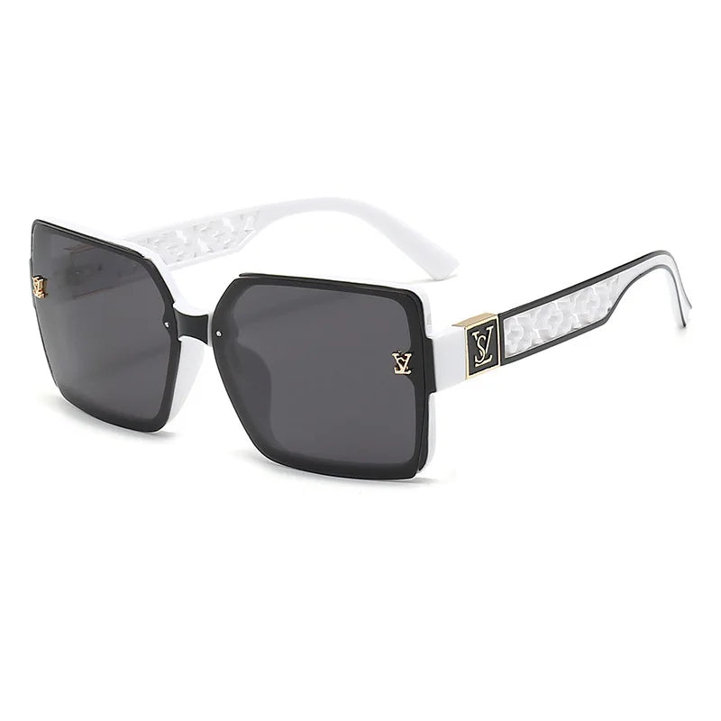 Glamour Oversized Square Sunglasses — Unisex UV400