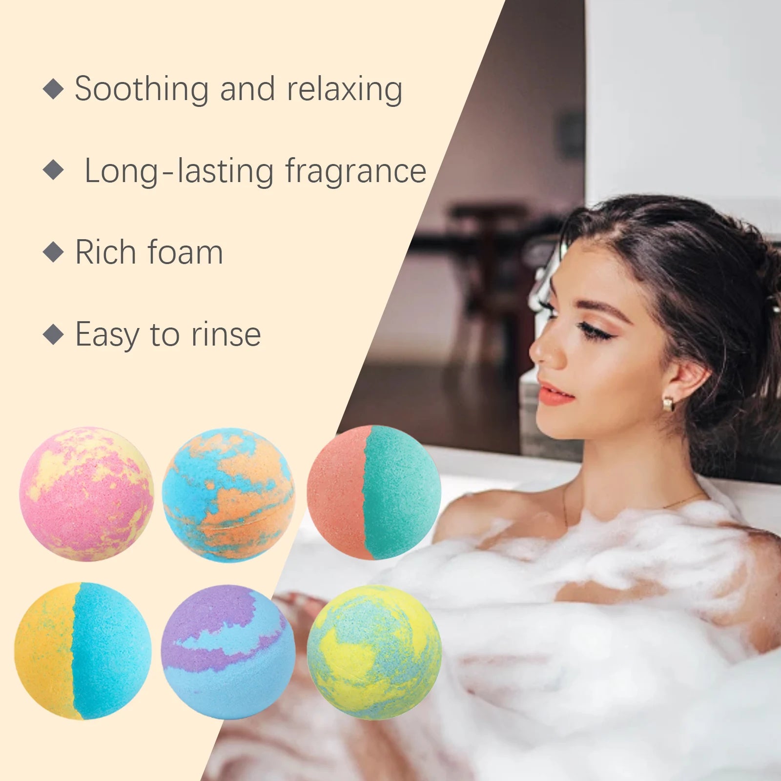 Floral Bath Bomb Gift Set – Gentle Cleanser, Moisturizer & Long-Lasting Fragrance