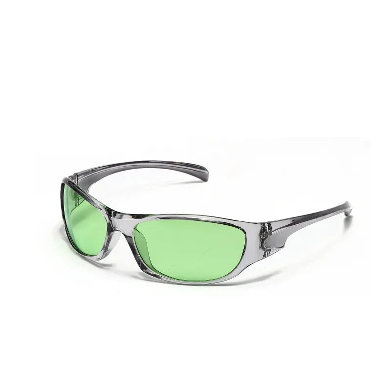 Lunettes de soleil Y2K Sports Punk – Miroir UV400