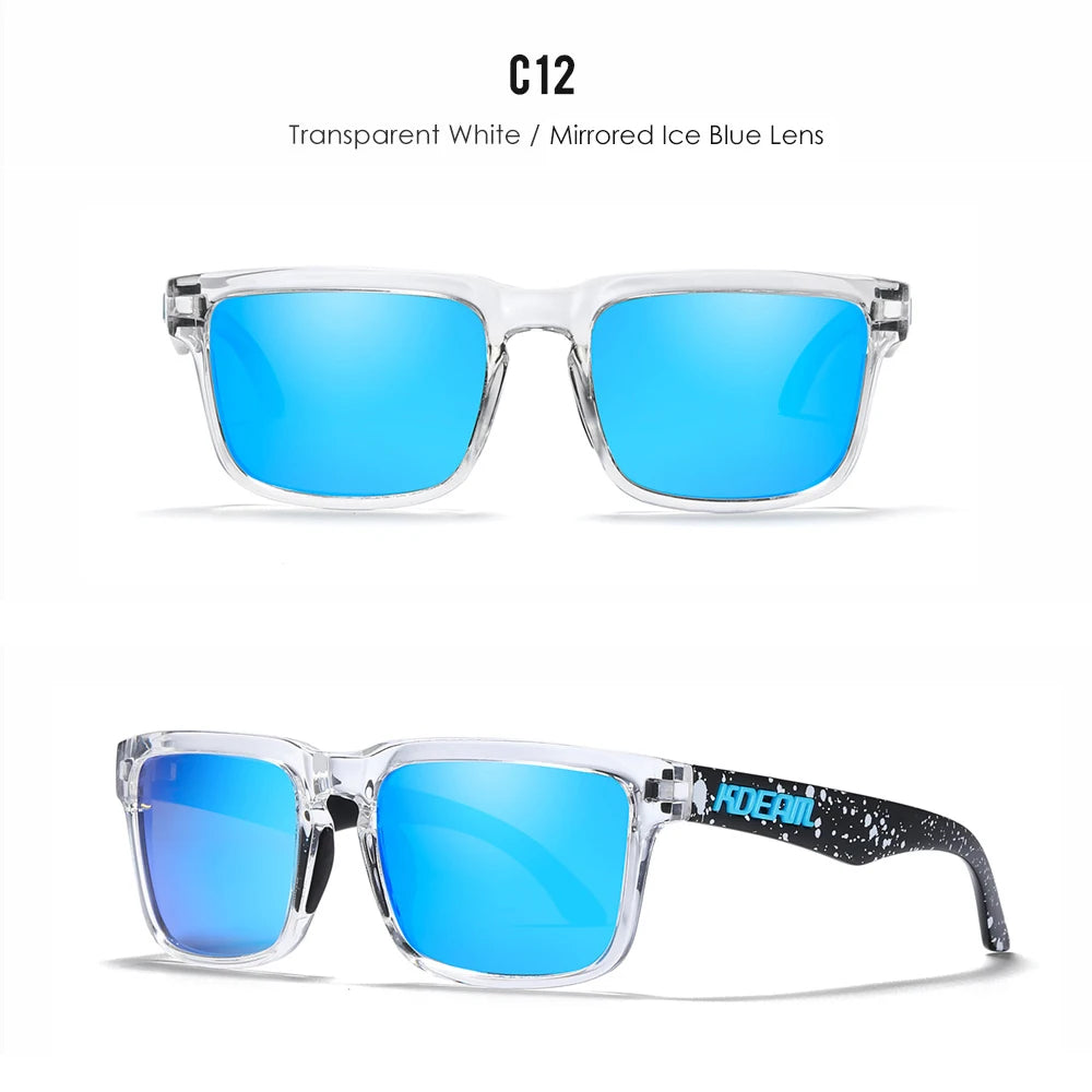 New Arrivals Lifestyle Polarized Sunglasses Square Men's Glasses UV400 Protection With Box