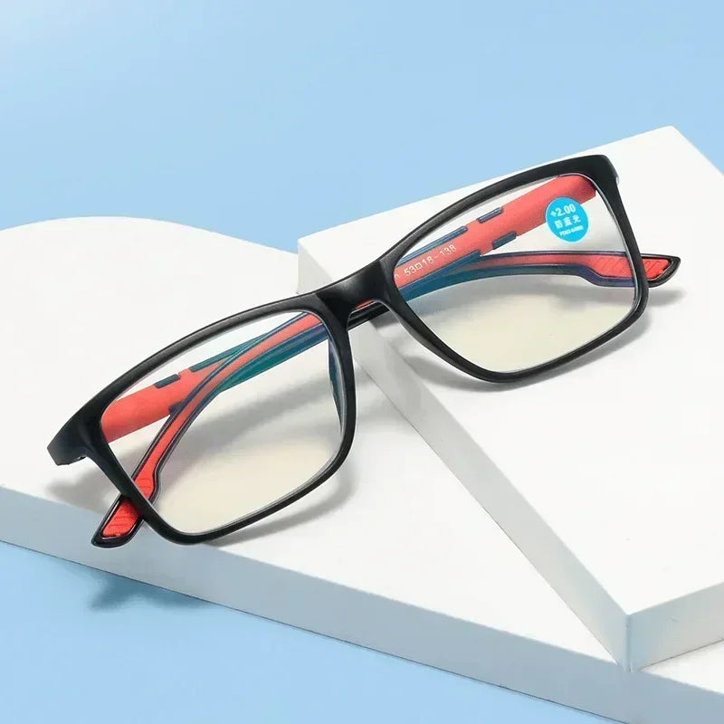 Photochromic Anti Blue Light Outdoor Sports Cycling Ultra Light High-definition Color Changing Myopia Glasses 0 -0.5 -0.75 -1.25q