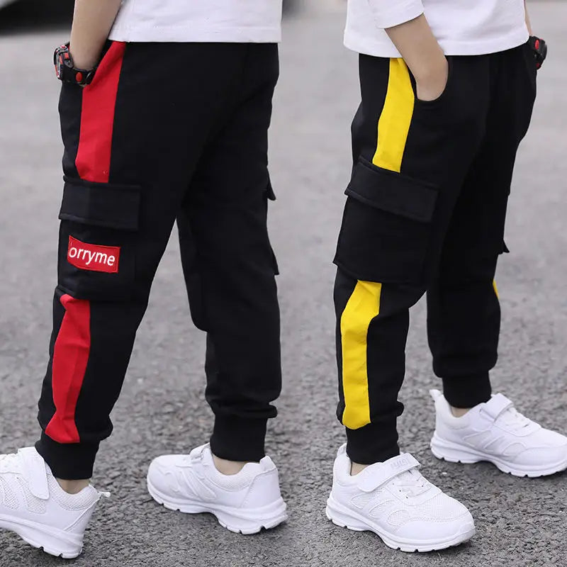 Boys' Cargo Pants – Casual Overalls with Large Pockets | Ages 3-12