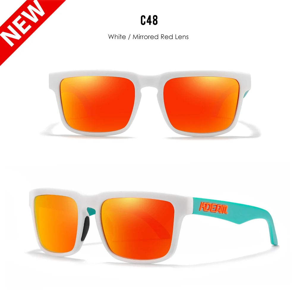 New Arrivals Lifestyle Polarized Sunglasses Square Men's Glasses UV400 Protection With Box