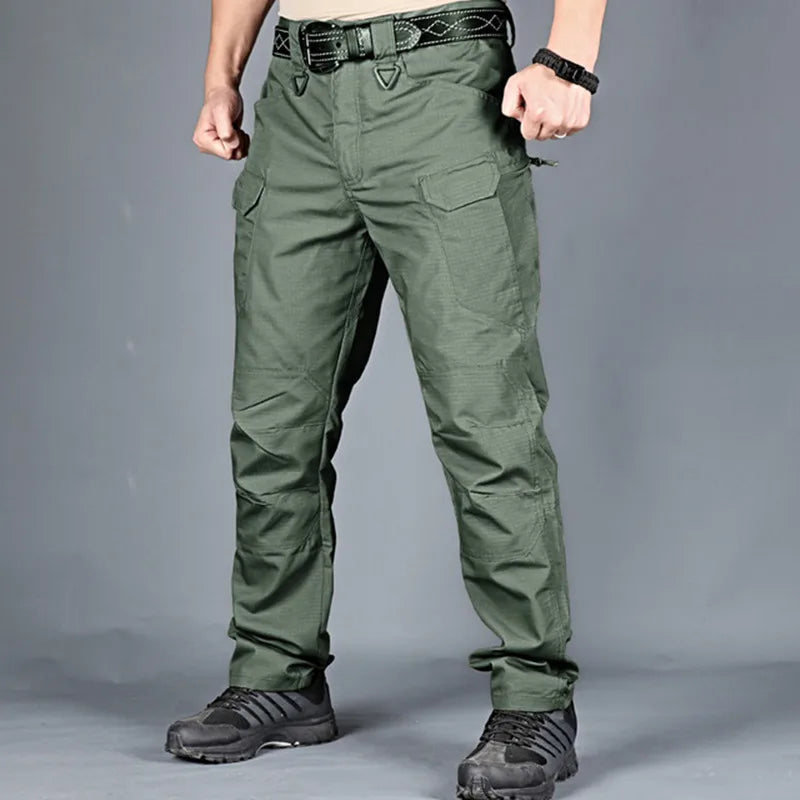 Men's Tactical Cargo Pants – Multi-Pocket Hiking & Combat Plus Size