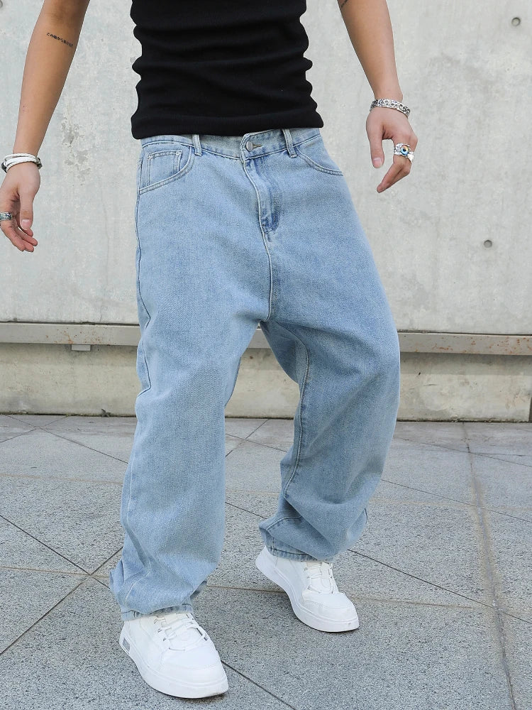 Baggy Jeans for Men Streetwear – Wide Fit Y2K