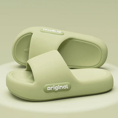 Candy Color Women's EVA Slippers Thick Sole Home Cloud Slides Soft Bottom Anti-Slip Summer Spring Big Size Beach Flip Flops Shoe