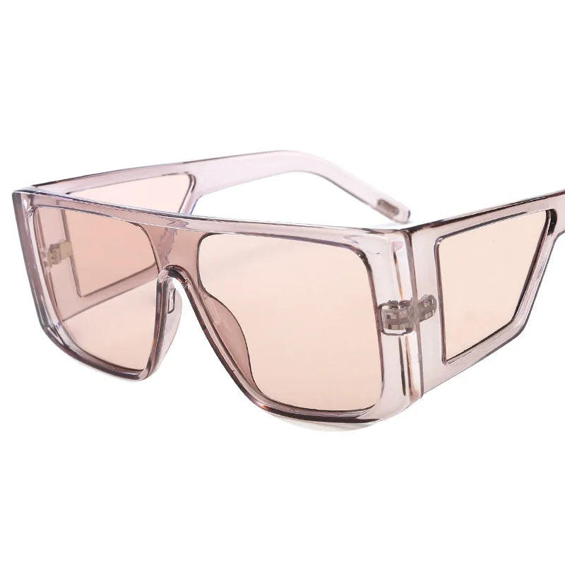Lunettes de soleil une pièce oversize – style masque tendance unisexe