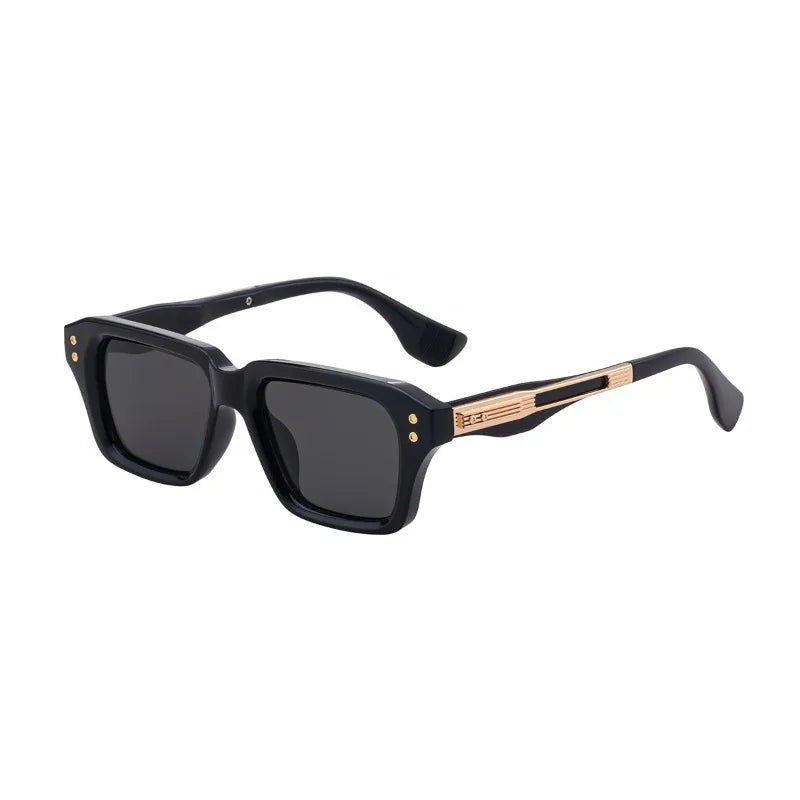 Square Rivet Sunglasses — Vintage Unisex UV400