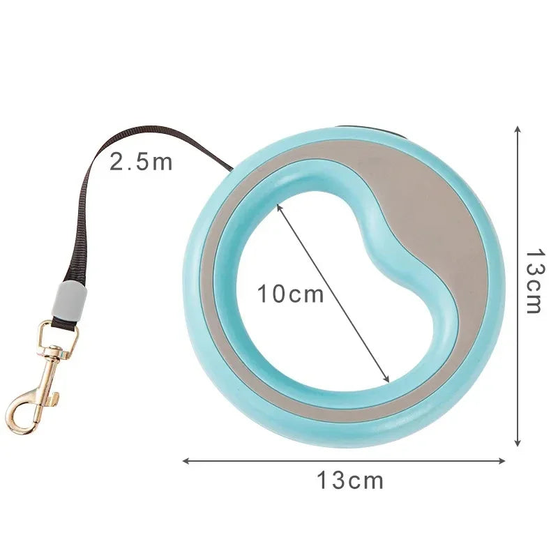 NOUVEAUTÉ 2026 LAISSE MAIN LIBRE Premium pour Chien - 2,5m Automatique