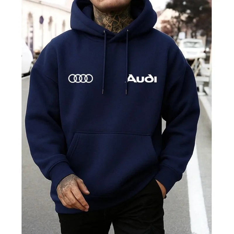Hoodie Audi Sport Premium - Sweat à Capuche Coton Automobile