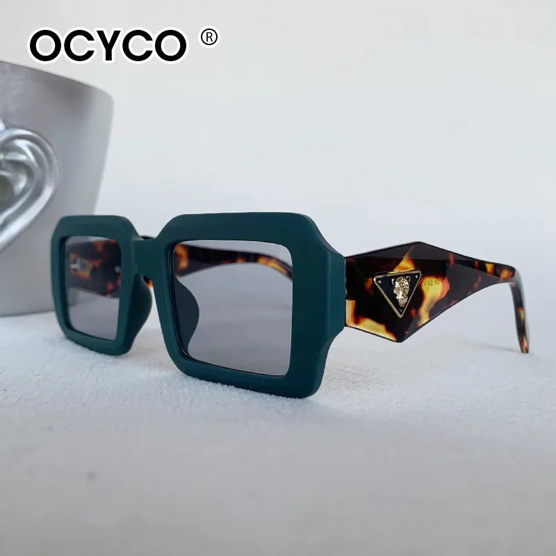 Classic Square Punk Sunglasses Men Women 2025 Luxury Brand Vintage Cycling Sun Glasses for Male Outdoor Steampunk Eyewear UV400