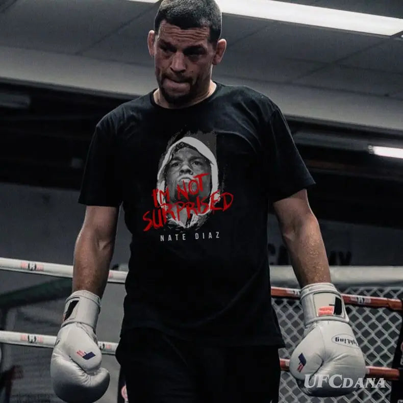 Mixed Martial Arts Diaz Chimaev Poirier Printed Summer Short-Sleeve T-Shirt Casual Style MMA Enthusiast Top