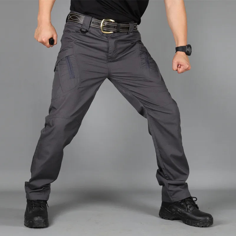 Men's Tactical Cargo Pants – Multi-Pocket Hiking & Combat Plus Size