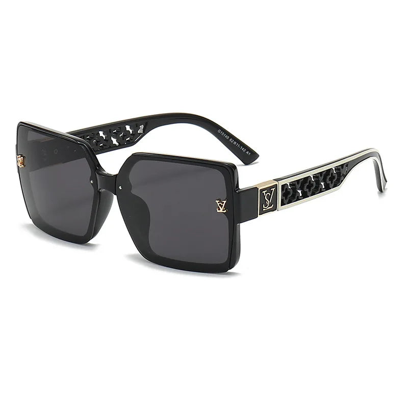 Glamour Oversized Square Sunglasses — Unisex UV400