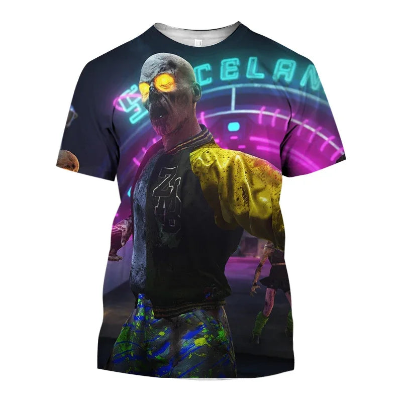 Summer New Hot Call of Duty Game 3d Printed Men's T-shirt Fashion Casual Plus Size Loose Comfortable Breathable Top