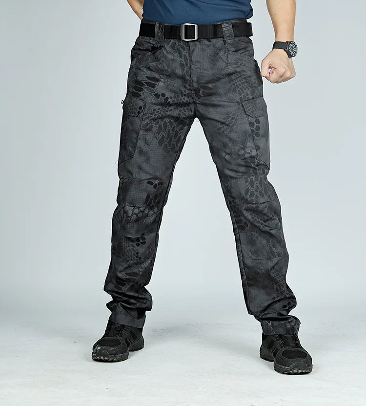 Men's Tactical Cargo Pants – Multi-Pocket Hiking & Combat Plus Size