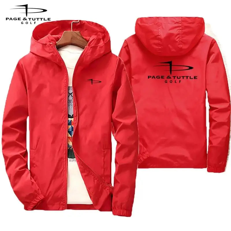 2026 New Fashion Trend Spring And Autumn Slim Fit Zipper Overcoat Windbreaker Men's Hooded Jacket Fallow Men Coat