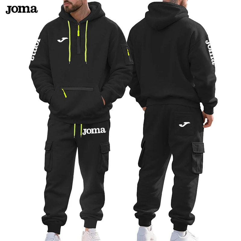 Joma Men's Hoodie – Multi-Pocket Fleece Outdoor & Workwear