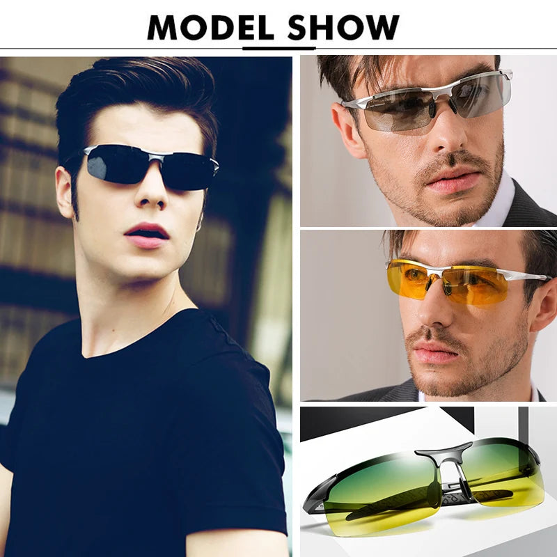 LIOUM Aluminum Polarized Sunglasses — Day & Night Anti-Glare
