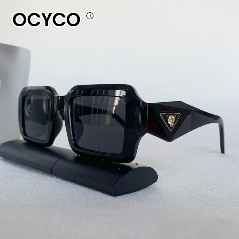 Classic Square Punk Sunglasses Men Women 2025 Luxury Brand Vintage Cycling Sun Glasses for Male Outdoor Steampunk Eyewear UV400