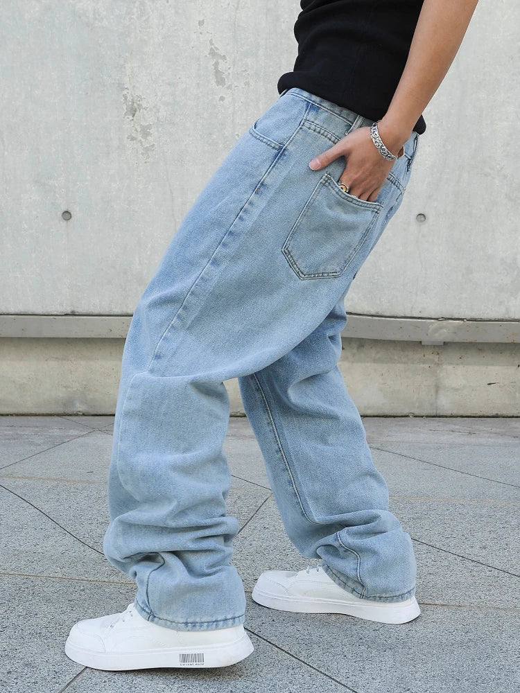 Baggy Jeans for Men Streetwear – Wide Fit Y2K