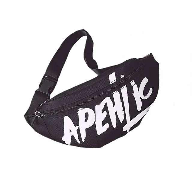 Waist Bag Fanny Pack For Women Men Belt Pouch Male Bum Kangaroo Hip Sack Belly Cross Banana Shoulder Handbag Canguro Bumbag Side