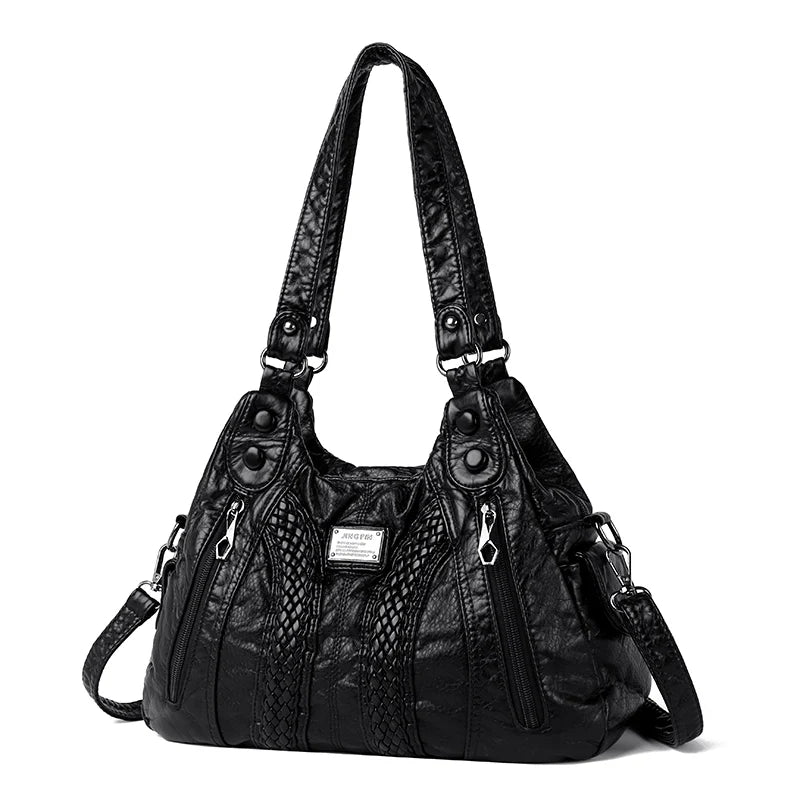 Sac à Main Femme Luxe - Tote Multi-Poches Cuir Synthétique